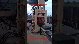 Automatic Fly AshConcrete Block machin fullyautomaticbrickmakingmachine flyashbricksmanufacturer [upl. by Vicky]