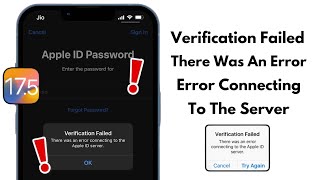 Fix Verification Failed There Was An Error Connecting To The Server [upl. by Adeirf]