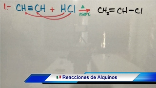 Reacciones de Alquinos Reacciones de Adición [upl. by Otreblaug]