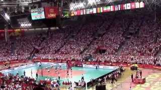 MŚ Siatkówka Polska Rosja Łódź Atlas Arena 18092014 DOPING KIBICÓW [upl. by Niliram810]