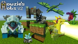 MOD Mowzies Mobs V2 Di MCPE [upl. by Eedebez]