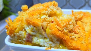 This Casserole makes a delicious meal  Yellow Squash CASSEROLE RECIPE [upl. by Gladine95]