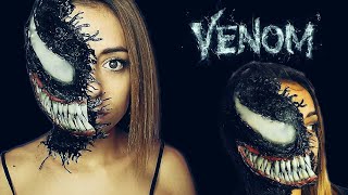 Maquillaje Venom  MAKEUP VENOM HALLOWEEN  CARLA GOVE [upl. by Einimod]