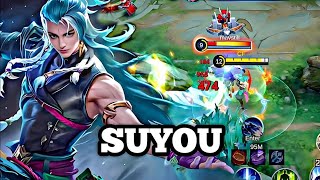 mobile legends new hero suyou rank match gameplay [upl. by Timotheus525]