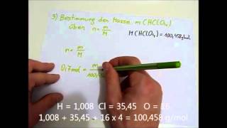 Massenanteil wx Massenbruch Theorie und Rechenbeispiel [upl. by Marozik40]