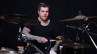 Memphis May Fire  CARRY ON Official Drum Through [upl. by Redep]