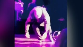 Meat Loaf collapses during concert [upl. by Atilol]