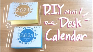 DIY Desk Calendar  3 methods  Printable Pattern 2025 updated [upl. by Tekcirc]