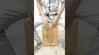 木箱鼓3連音練習cajon 3 stroke [upl. by Nagiem577]