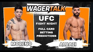 UFC Edmonton Full Card Predictions and Best Bets  Brandon Moreno vs Amir Albazi and More [upl. by Deevan]