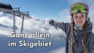 Ganz allein im Skigebiet Ischgl vor dem Saisonstart Wir testen die Pisten [upl. by Grange574]