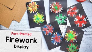 Fork painted Firework Craft [upl. by Skell]