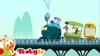 Tricky Tracks  Train and Numbers  Counting for Toddlers BabyTV [upl. by Ttelrats585]