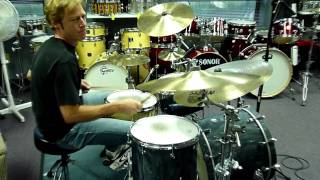 Lucas Adler Plays His Canopus Drums amp Sabian Cymbals  Part 2 [upl. by Janos494]