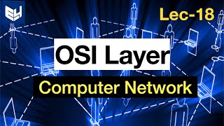 OSI model  Layer Structure  CN  Computer Network  Lec18  Bhanu Priya [upl. by Eruza415]