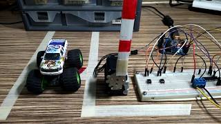 Control Robotic Dynamixel Servo with push button  Arduino tutorial [upl. by Ahsikin]