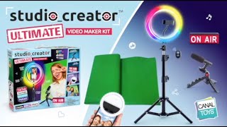 Create your own videos with ultimate Video Maker Kit  Studio Creator  CanalToys  EN [upl. by Laroy988]