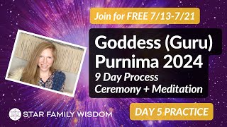 Day 5 Goddess Guru Purnima Practice I Goddess Kali [upl. by Sisson]