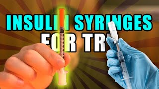 The Exact Insulin Syringes I Use To Pin My TRT [upl. by Accever]