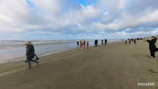 Nieuwjaarsduik 2024 Castricum [upl. by Fonzie]