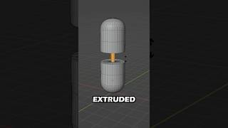 Tip Extrude Inward blender blender3d blendertutorial howto [upl. by Lopes]