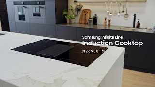 Samsung Builtin kitchen Appliances Infinite line  Hob with integrated extractor [upl. by Harras]