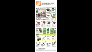 Home Depot Spring Black Friday Sale [upl. by Aay660]