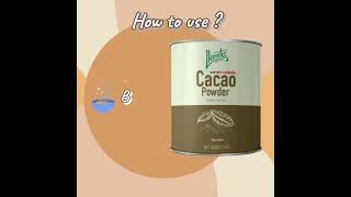 Discover the purest form of chocolate with Llamito Organic Cacao Powder beauty organic health [upl. by Tahp]