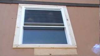 Remove Replacing amp installing replacement aluminum window with vinyl windows  tax refund [upl. by Maziar611]