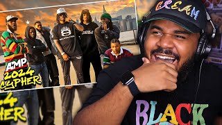 AMP FRESHMAN CYPHER 2024 REACTION [upl. by Novahc]