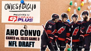 Canes vs Isles Game 3  Sebastian Aho convo  NFL Draft finally here  OG182 [upl. by Retswerb]