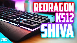 Redragon K512 Shiva  RGB Gaming Keyboard Review [upl. by Ayom169]