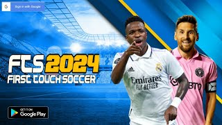 First Touch Soccer 2024 FTS 24 MOD APK OBB Data Download Best Graphics [upl. by Samala]