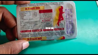 D fresh MR tablets uses side effects in hindi  diclofenac potassium paracetamol chlorzoxazone tab [upl. by Correna]