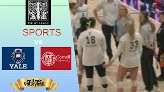 Yale vs Cornell Ivy League Womens Volleyball Rivalry Match 2024 [upl. by Eta]