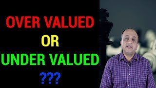 Overvalued and Undervalued Stocks  How to find out HINDI [upl. by Tabshey]