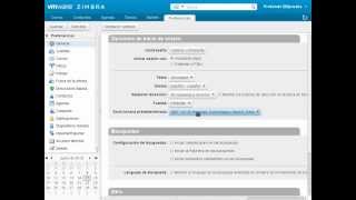 Tutorial  Zimbra  Preferencias  Primera parte [upl. by Sly166]