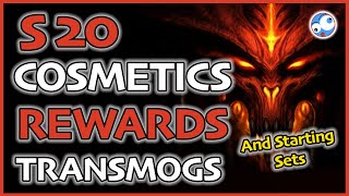 Diablo 3 Season 20 Cosmetics Rewards Starting Sets amp New Transmogs Patch 268 PTR [upl. by Uzial]