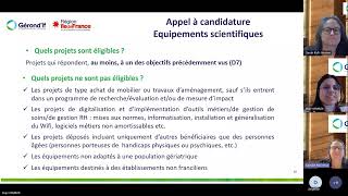 Webinaire de lancement de lappel à candidatures quotSubvention équipements scientifiques 2024 [upl. by Somisareg]