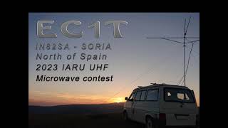 EC1T amp IARU UHF Microwave contest 2023 locator IN82SA [upl. by Yelsek]