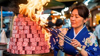 Most UNIQUE Street Food In Japan [upl. by Vudimir793]