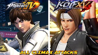 THE KING OF FIGHTERS XV  ALL CLIMAX ATTACKS COMPARISON KOF XIV vs KOF XV  4k60FPS [upl. by Ainoz]