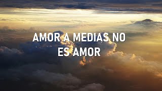 HAASH  Amor A Medias Letra [upl. by Aihgn]