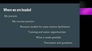 Careers in team science facilitation Carrie Kappel [upl. by Abner]