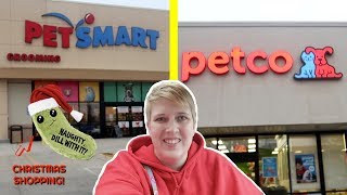 SHOPPING AT PETSMART AND PETCO  Pet Store Vlog [upl. by Cammy170]