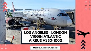 Virgin Atlantic flight  Los Angeles LAX to London LHR [upl. by Neras]