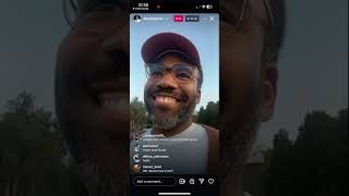 DONALD GLOVER TALKS ABOUT ALBUM ROLLOUT AND LITHONIA LEAK ON INSTAGRAM LIVE 62624 [upl. by Enhpad]