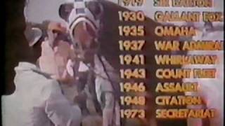 SECRETARIAT  1973 Belmont Stakes  Part 6 CBS [upl. by Assilym5]