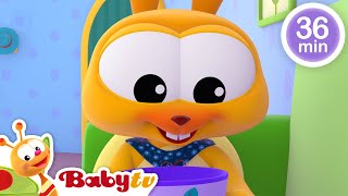 Rabbit Jacks Sneezing Song 🐰 🤧  More Children Songs  Karaoke Sing Along 🎤  BabyTV [upl. by Yenhoj]