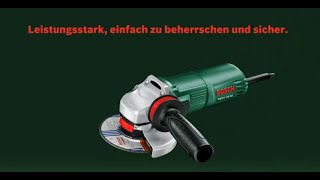 Bosch stellt vor Winkelschleifer PWS 8125 CE [upl. by Thilda805]